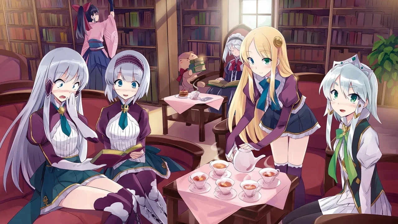 Аниме сериал В другом мире со смартфоном (1-2 сезон)